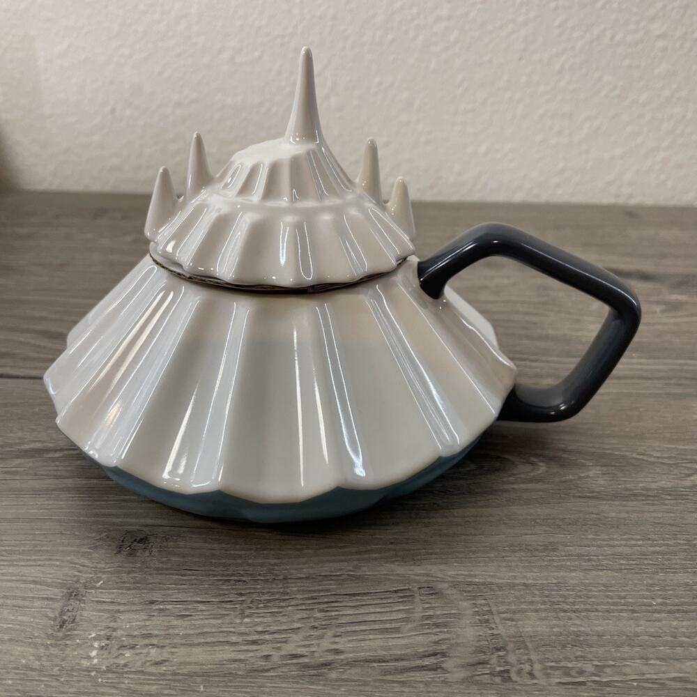 Disney Parks Space Mountain Figural Ceramic Coffee Mug & Lid